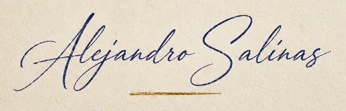 Alejandro Salinas signature